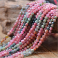 New Arrival Natural Gemstone Loose Strand 3.5mm Natural Red Tourmaline